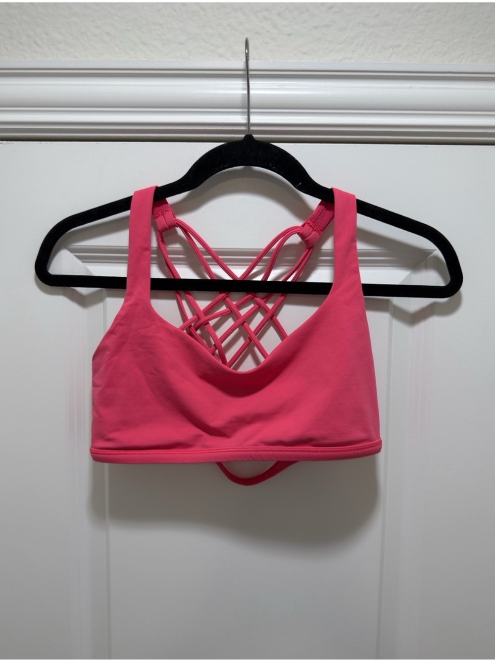 lululemon athletica Pink Strappy Sports Bra